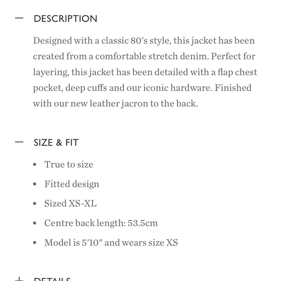 HOLLAND COOPER Denim Jacket size XS NEW W/ TAG - Picture 9 of 11